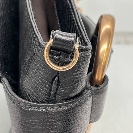 Sold Gucci Horsebit 1955 Chain Shoulder bag Large Black Leather