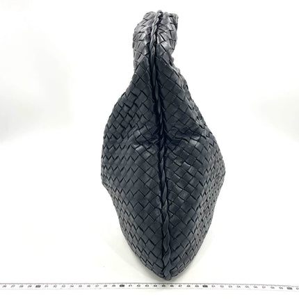 Bottega Veneta Veneta Hobo Black Leather Bag Large 48cm