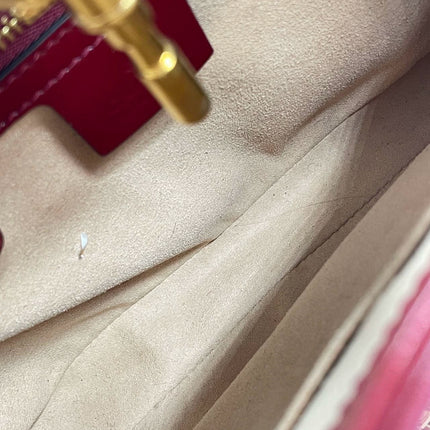 Sold Gucci Jackie 1961 Burgundy Leather Bag with Adjustable Strap