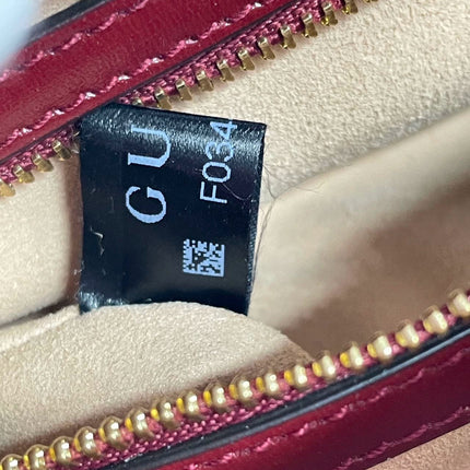Sold Gucci Jackie 1961 Burgundy Leather Bag with Adjustable Strap