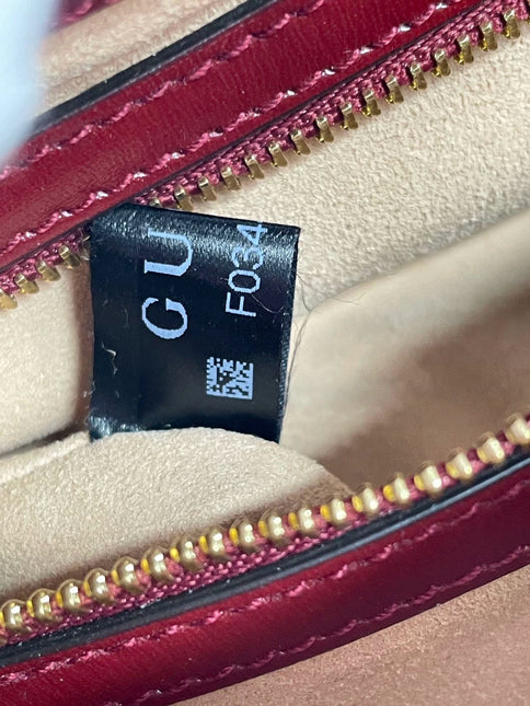Sold Gucci Jackie 1961 Burgundy Leather Bag with Adjustable Strap