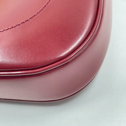 Sold Gucci Jackie 1961 Burgundy Leather Bag with Adjustable Strap