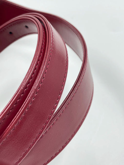Sold Gucci Jackie 1961 Burgundy Leather Bag with Adjustable Strap