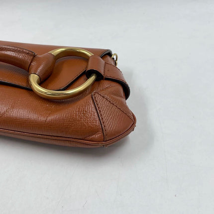 Sold Gucci Horsebit 1955 Chain Shoulder bag Large Camel Leather