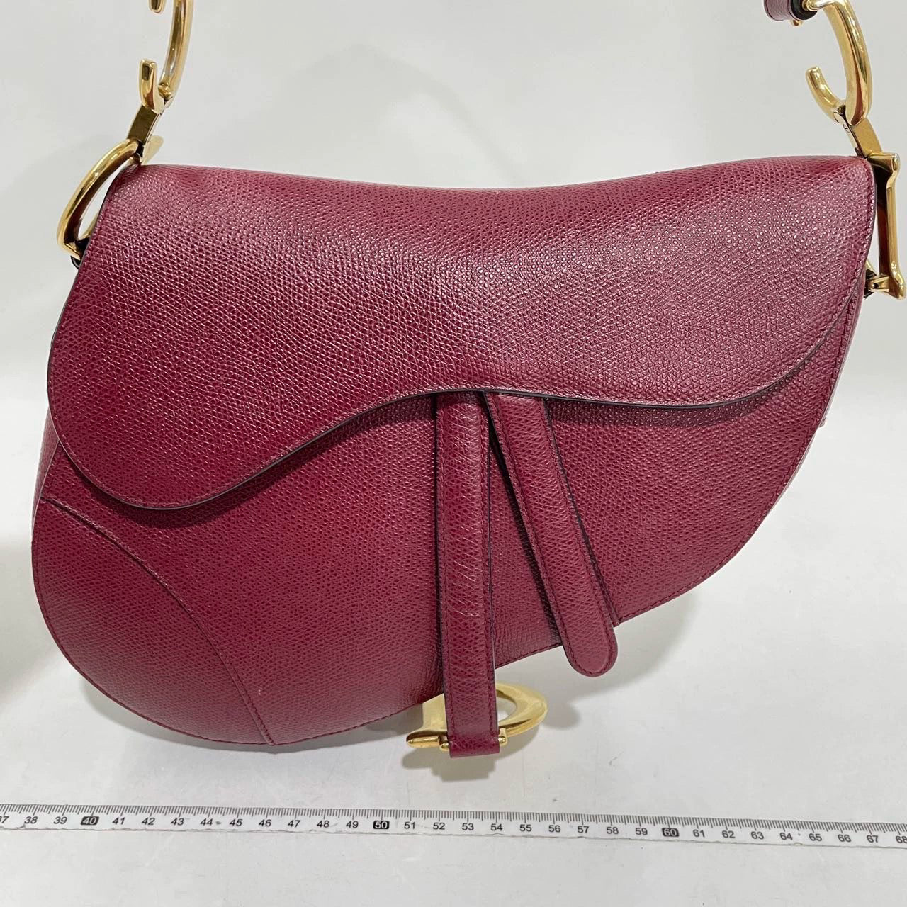 Dior saddle bag red leather outlet