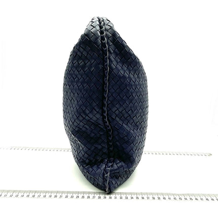 Bottega Veneta Veneta Hobo Navy Leather Bag Maxi 50cm