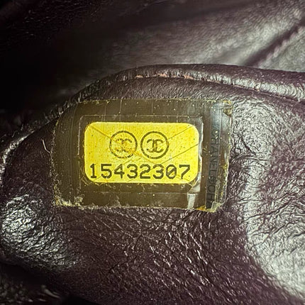 Chanel Timeless Classic Flap Medium Purple Lambskin Leather Silver Hardware 2011-2012