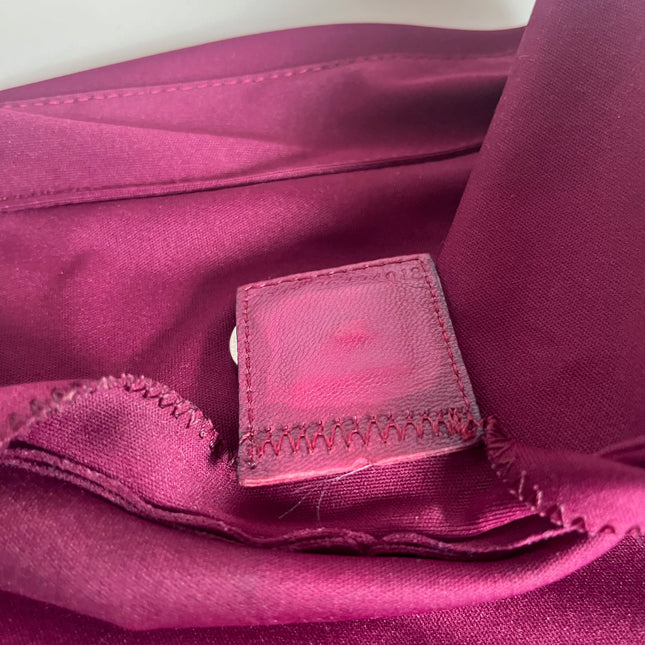 Sold FENDI Baguette Raspberry Pink Cloth Shoulder Bag