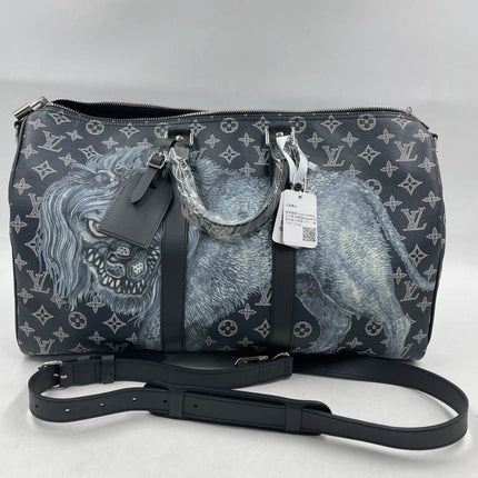 Sold Louis Vuitton x Chapman Brothers Keepall 45 Bandouliere Lion