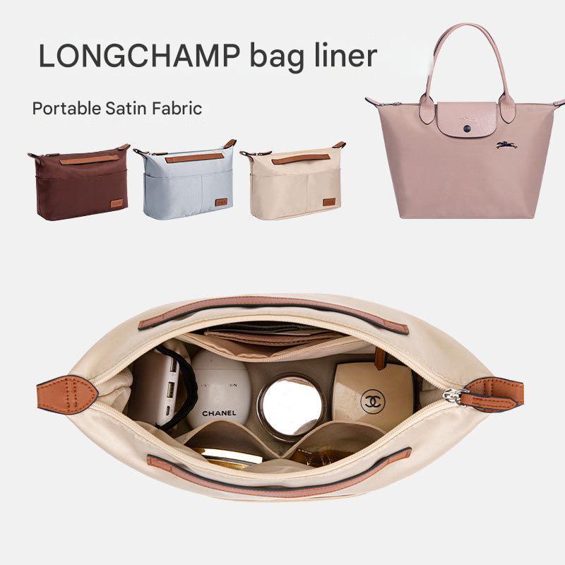 Organiser Insert fit for Longchamp Le Pliage Original and Lambskin Leather-Luxbags