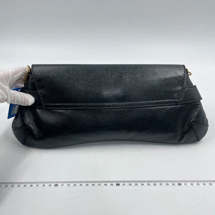 Gucci Horsebit 1955 Chain Shoulder bag Large Black Leather
