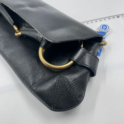 Gucci Horsebit 1955 Chain Shoulder bag Large Black Leather