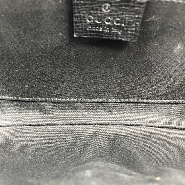 Gucci Horsebit 1955 Chain Shoulder bag Large Black Leather