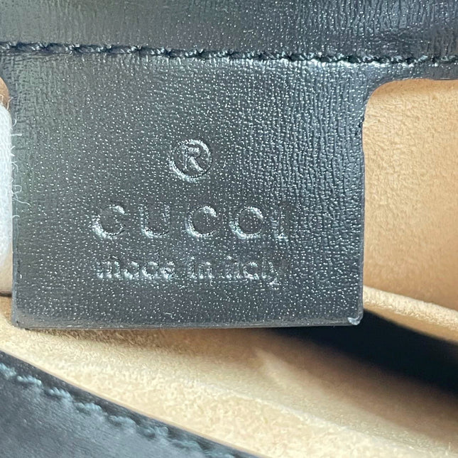 Sold Gucci Jackie 1961 Black Leather Bag with Adjustable Strap