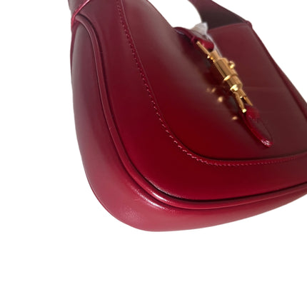 Sold Gucci Jackie 1961 Mini Burgundy Leather Bag Two Way Carry Never Worn