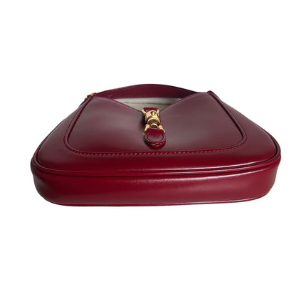 Sold Gucci Jackie 1961 Mini Burgundy Leather Bag Two Way Carry Never Worn