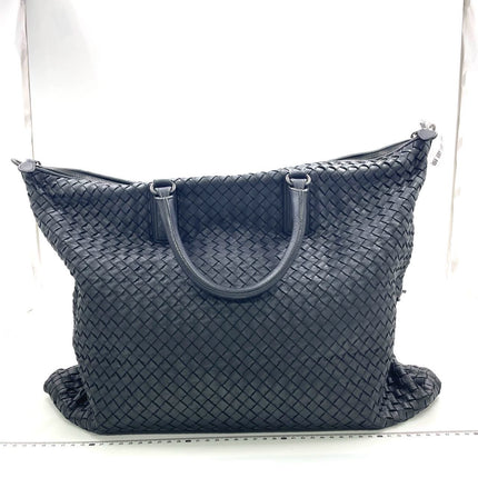 Bottega Veneta Maxi Convertible Tote Dark Navy Leather 50cm