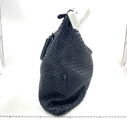 Bottega Veneta Maxi Convertible Tote Dark Navy Leather 50cm
