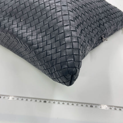 Bottega Veneta Maxi Convertible Tote Dark Navy Leather 50cm