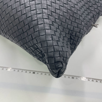 Bottega Veneta Maxi Convertible Tote Dark Navy Leather 50cm