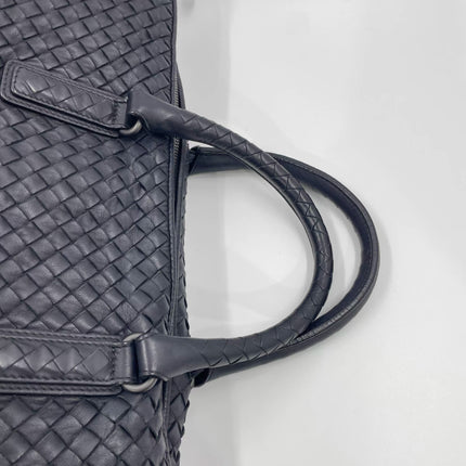 Bottega Veneta Maxi Convertible Tote Dark Navy Leather 50cm