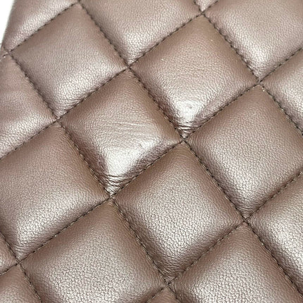 Chanel Classic Flap Maxi Chocolate Brown Lambskin Leather Single Flap Gold Hardware