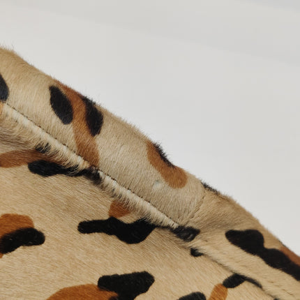 Fendi Baguette Vintage Pony hair in leopard print Brown