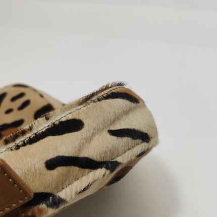 Fendi Baguette Vintage Pony hair in leopard print Brown