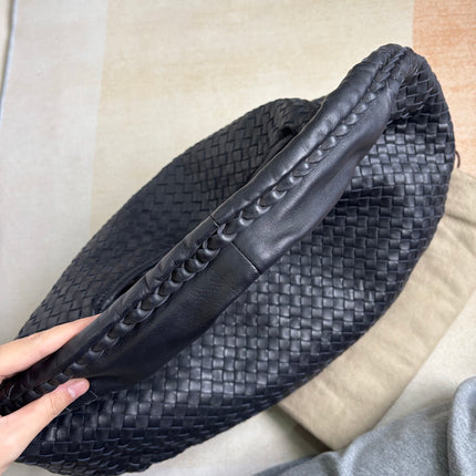 Bottega Veneta Belly Hobo Intrecciato Navy Leather Maxi 50cm