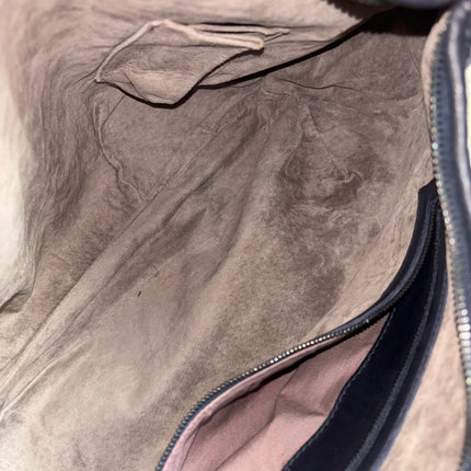 Bottega Veneta Belly Hobo Intrecciato Navy Leather Maxi 50cm