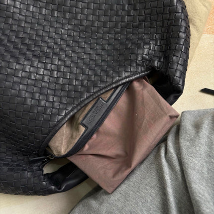Bottega Veneta Belly Hobo Intrecciato Navy Leather Maxi 50cm