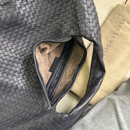 Bottega Veneta Belly Hobo Intrecciato Navy Leather Maxi 50cm