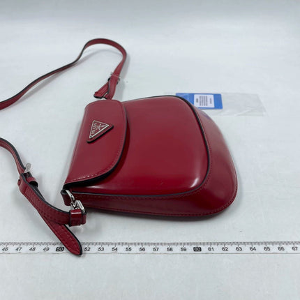 Sold Prada Cleo Flap Burgundy / Red Leather Shoulder bag