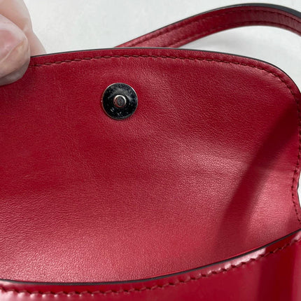 Sold Prada Cleo Flap Burgundy / Red Leather Shoulder bag