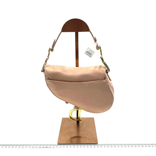 Sold Dior Saddle Mini Silk Pink with crystals