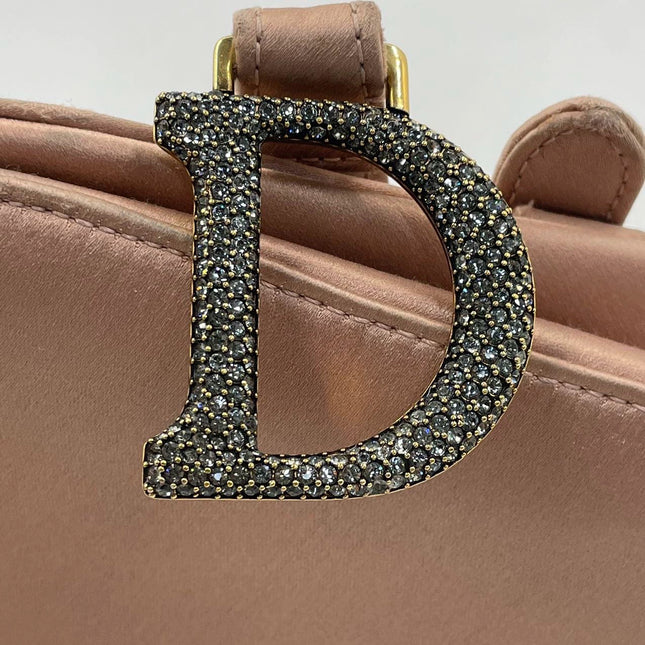Sold Dior Saddle Mini Silk Pink with crystals