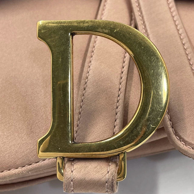 Sold Dior Saddle Mini Silk Pink with crystals