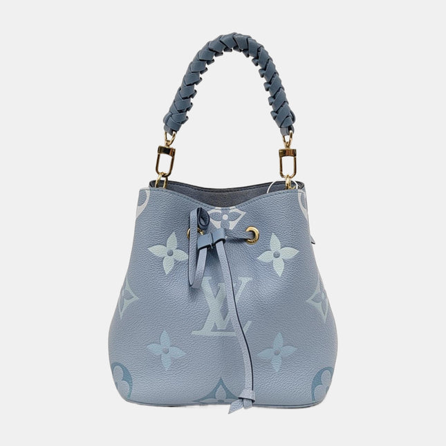 Louis Vuitton Néonoé BB Giant Monogram Blue Leather