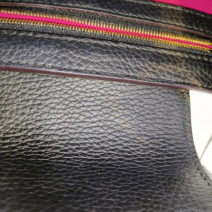 Louis Vuitton Capucines BB Black Leather Pink Interior Crossbody Bag