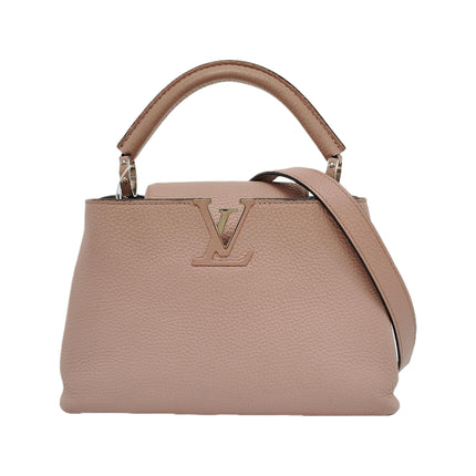 Louis Vuitton Capucines BB Nude Pink Leather Crossbody Bag-Luxbags