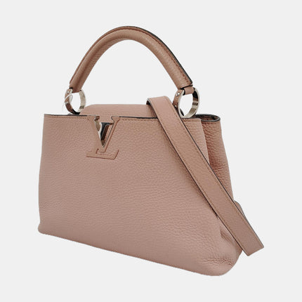 Louis Vuitton Capucines BB Nude Pink Leather Crossbody Bag