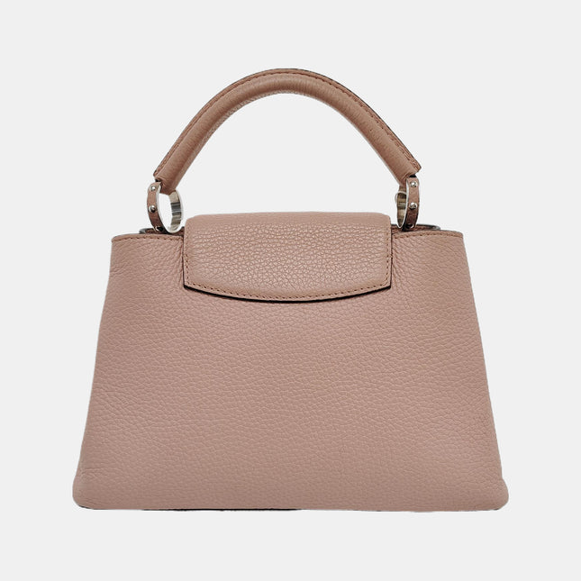Louis Vuitton Capucines BB Nude Pink Leather Crossbody Bag