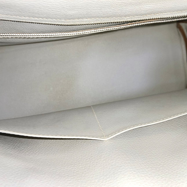 Hermes Kelly 35 Retourne Epsom Leather Yellow R9 Jaune Bourgeon Palladium Hardware 2010