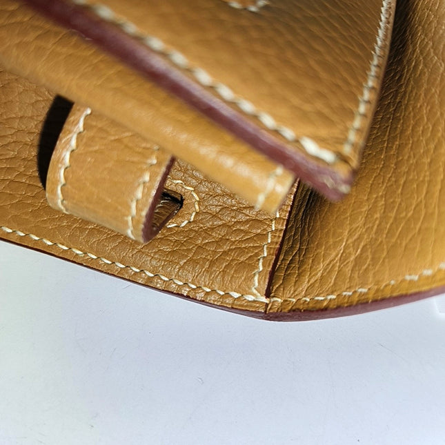 Hermes Kelly 32 Sellier 4B Biscuit Gold Togo Leather Gold HW 1996