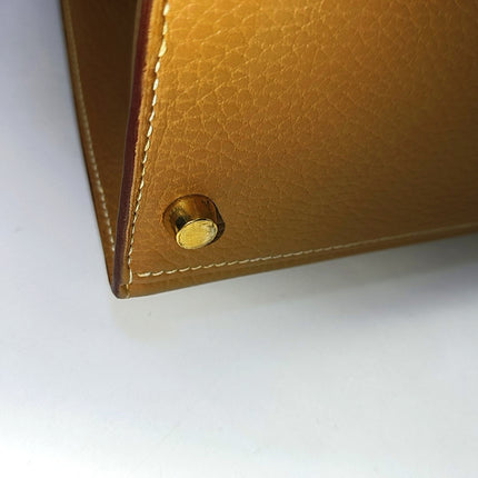 Hermes Kelly 32 Sellier 4B Biscuit Gold Togo Leather Gold HW 1996