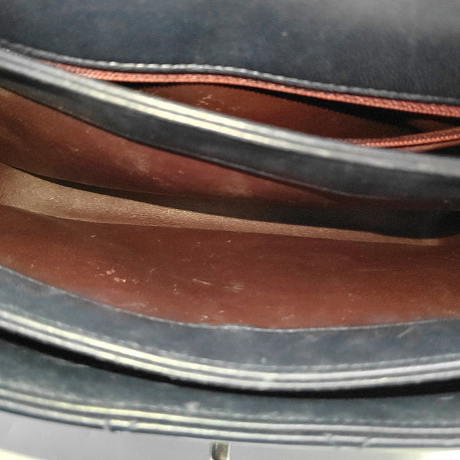 Chanel Trendy CC Small Navy Lambskin Leather Silver Hardware