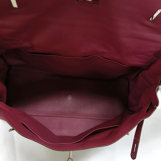 Hermès Kelly 50 Retourne Pink 0D Rose Mexico 4B Swift Leather Palladium Hardware 2011