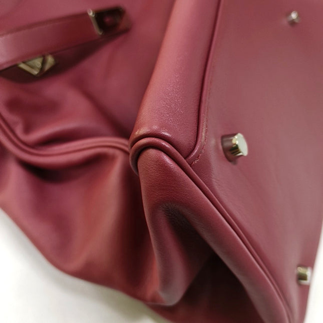 Hermès Kelly 50 Retourne Pink 0D Rose Mexico 4B Swift Leather Palladium Hardware 2011