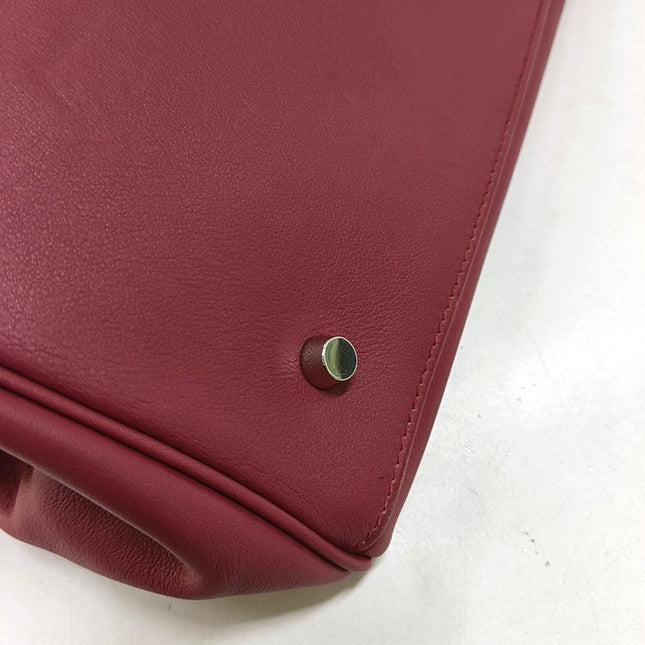 Hermès Kelly 50 Retourne Pink 0D Rose Mexico 4B Swift Leather Palladium Hardware 2011