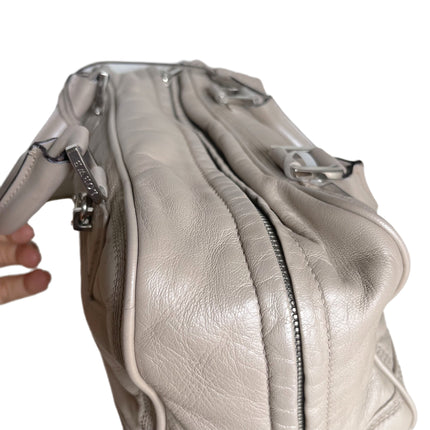 Loewe Amazona 29 Pearlescent Nude Lambskin Leather Zip Around